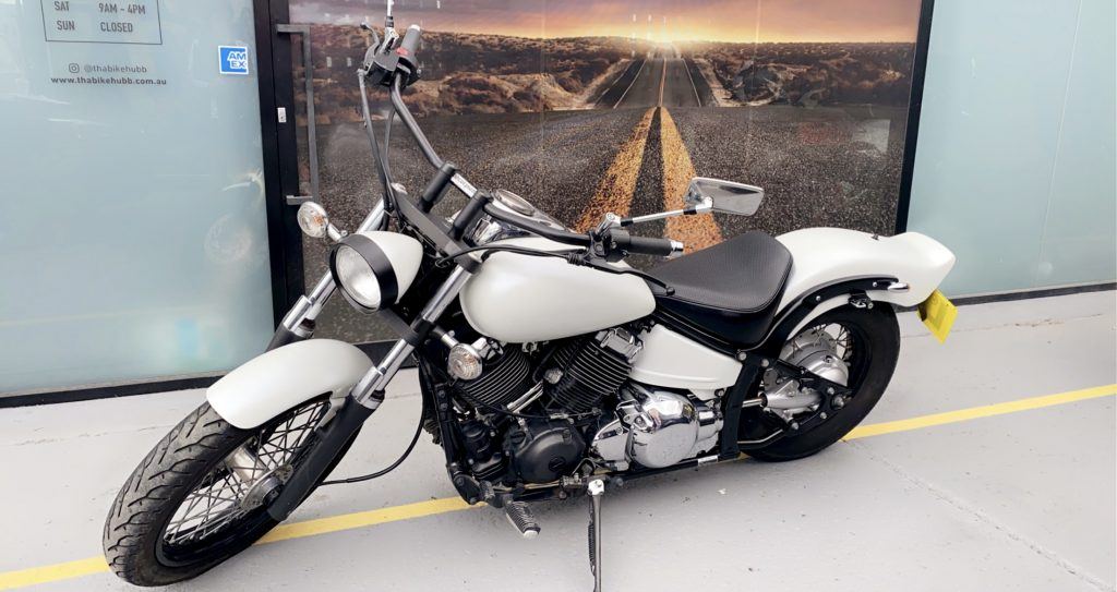Motorcycle repair finish by Tha Bike Hubb